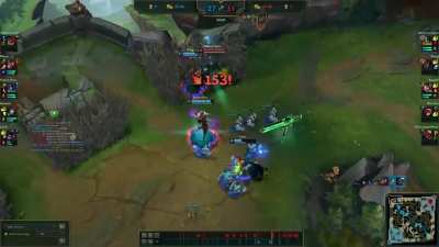 Olaf Flashes 1v4 into Enemy Team!!