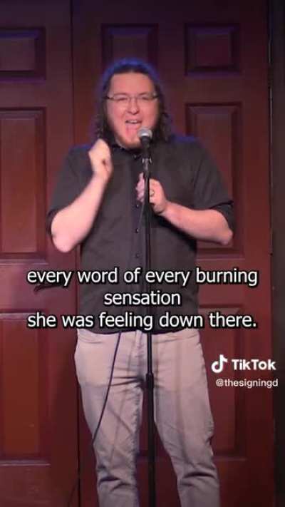 Hearing people always assume my wife and I are BOTH deaf