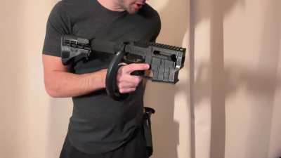 Pure immersion, ease of use and adaptability. A new kind of gunstock for knuckle users