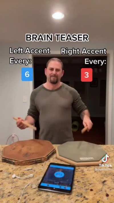 This drummers&rsquo; exercise