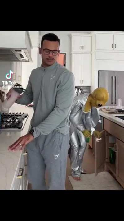 When she told you that she can randomly be really weird at times, but you didn&rsquo;t believe her until today.
