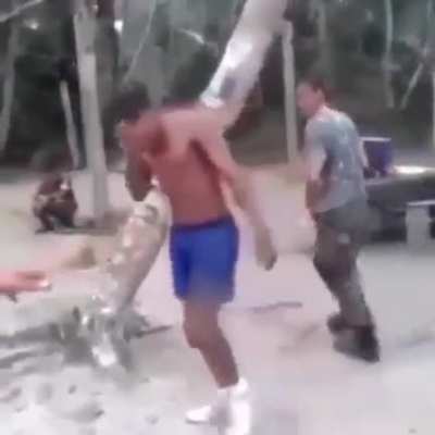 breaking the arm