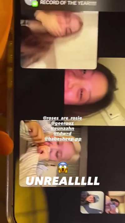 251108 Ros&eacute; IG Story Update