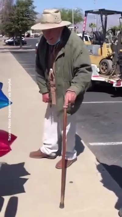 The officers knew that the elderly man&rsquo;s health was declining as well as his ability to walk