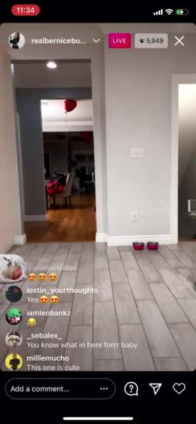 Bodyyy on ig live
