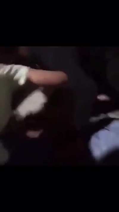 Girls jaw broken after throwing drink on a man.