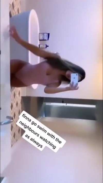 She knows it