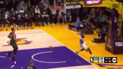 [Highlight] 33 PTS | 9 REB | 9 AST | 2 STL | LeBron scored 20 of his 33 PTS in the second half to lead the Lakers back into it as he and AD battled Jayson Tatum in a OT scoring duel [Player Highlight]
