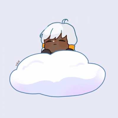 Boop ☁️ Made a small animation of my Sky Child
