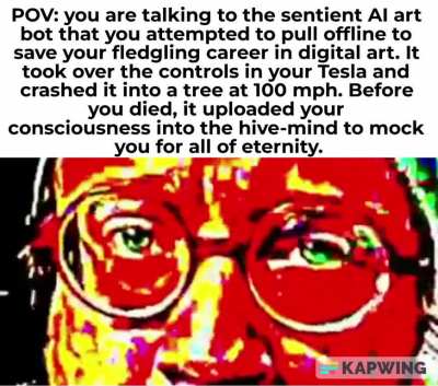 You called AI art "soulless" but it was you soul that was in doubt.