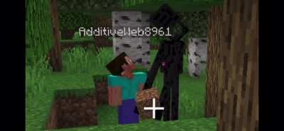 You&rsquo;re not supposed to look at the enderman
