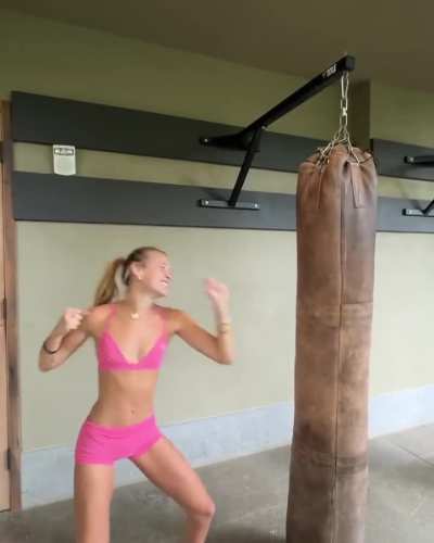 working the bag