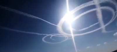 The sky over Odessa, Ukraine