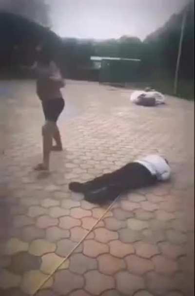 A knockout and an AK47.