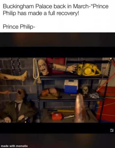 My man has looked quite fucked for a while now