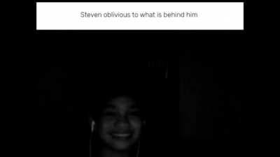 OH MY GOD BEHIND YOU!