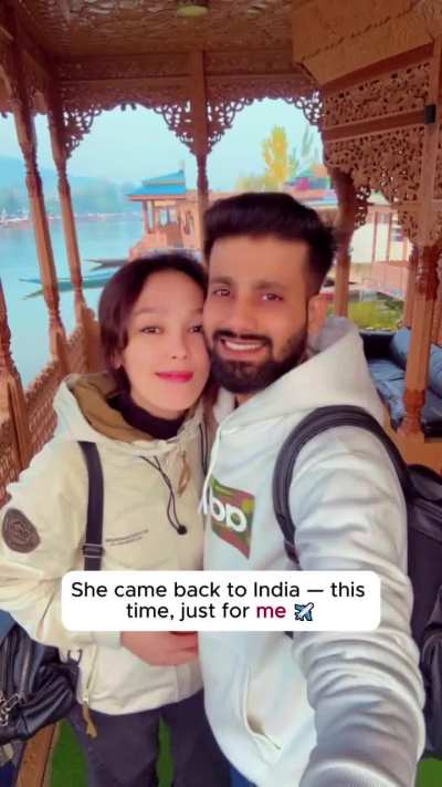 Indian guy with his central Asian wife. IMAF