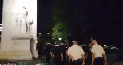 Man repeatedly calls NYPD officer a "Ch*nk"