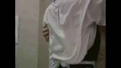 Woman ambushed and kissed in elevator
