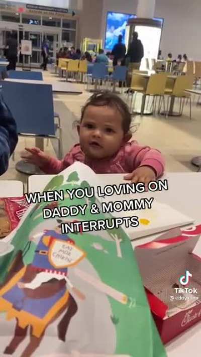 She was like &ldquo; don&rsquo;t interrupt daddy time &ldquo;