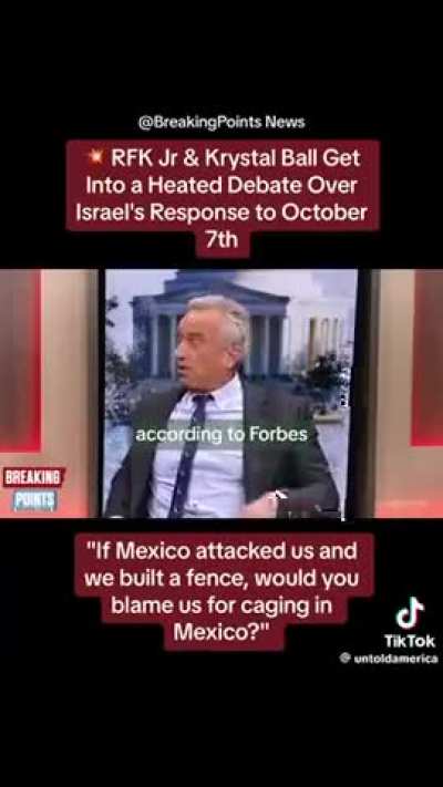 Krystal and RFK debate Israel/Palestine