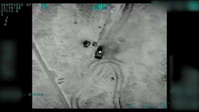 Some more footage made its way to us from Snake Island- another Ukrainian Bayraktar TB-2 drone strike. This time a Russian 9K35 Strela-10(M) short range SAM system was struck