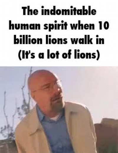 10 billion lions &amp;gt; 8 million people