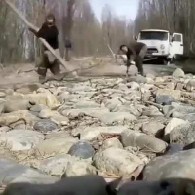 A flip flop Winch.
