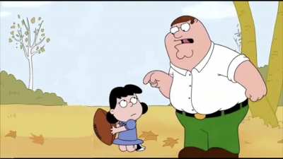 lmao peter kill lucy from charlie brown