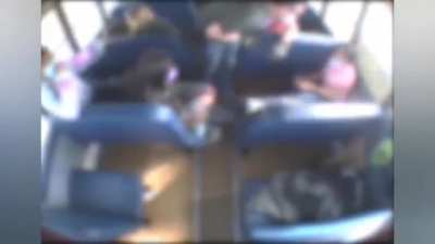 Bus driver smacks child's face for mask violation
