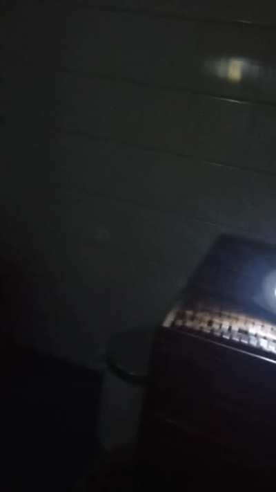 Bathroom light scare