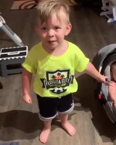 Oh man...Mom left for work without giving a goodbye kiss