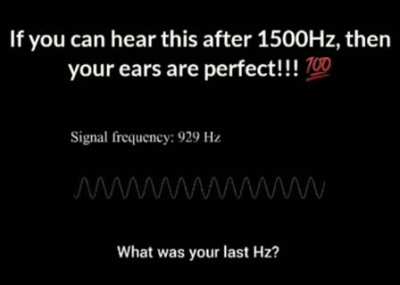Go ahead, check your ears !