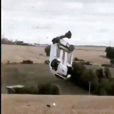 Luca Zielinski overshoots corner at French Tarmac Rally Sept 26 2020