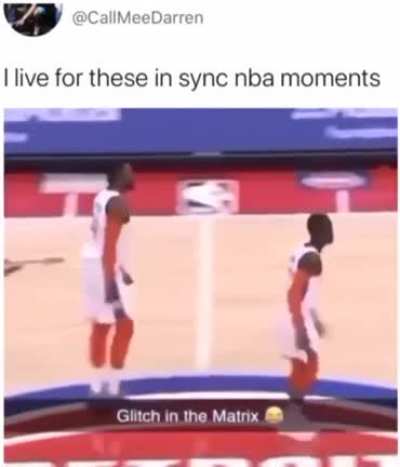 Its a glitch in the matrix