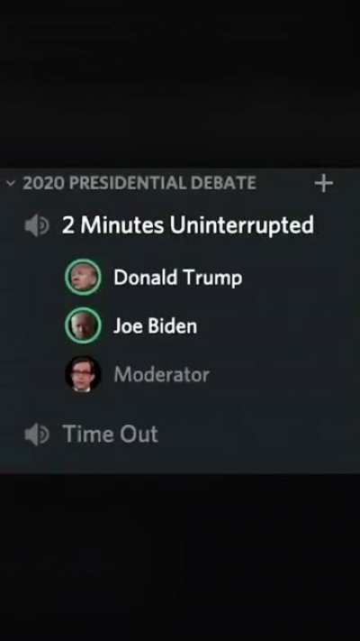 Boe Jiden and Tonald Drump in my Discord !!!! 😭😭😭😭😡😳😳😱