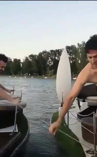 Be careful when drinking on the lake
