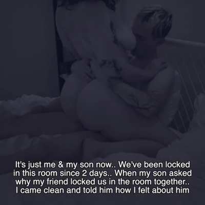 Locked in the room with her stepson