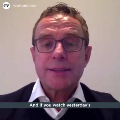 Ralf Ragnick about his football: “𝗜𝘁’𝘀 𝗮 𝗵𝗶𝗴𝗵-𝗽𝗿𝗲𝘀𝘀𝗶𝗻𝗴, 𝗰𝗼𝘂𝗻𝘁𝗲𝗿-𝗽𝗿𝗲𝘀𝘀𝗶𝗻𝗴 𝗳𝗼𝗼𝘁𝗯𝗮𝗹𝗹. 𝗜 𝘄𝗼𝘂𝗹𝗱 𝘀𝗮𝘆 𝗳𝗮𝘀𝘁, 𝗽𝗿𝗼𝗮𝗰𝘁𝗶𝘃𝗲, 𝗮𝘁𝘁𝗮𝗰𝗸𝗶𝗻𝗴, 𝗰𝗼𝘂𝗻𝘁𝗲𝗿-𝗮𝘁𝘁𝗮𝗰𝗸𝗶𝗻𝗴, 𝗰𝗼𝘂𝗻𝘁𝗲𝗿-𝗽𝗿𝗲𝘀𝘀𝗶𝗻𝗴, and 𝗲𝘅𝗰𝗶𝘁𝗶𝗻𝗴.