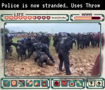 Mud Wizard 🧙&zwj;♂️ vs 👮&zwj;♂️ Police