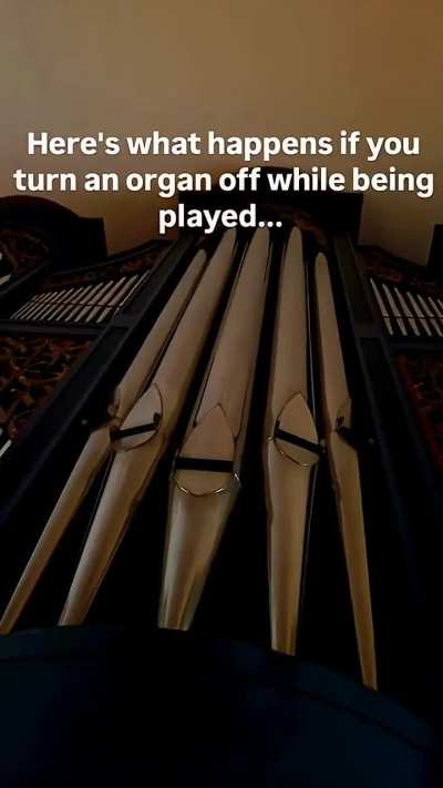 Turning off an organ while it&rsquo;s being played
