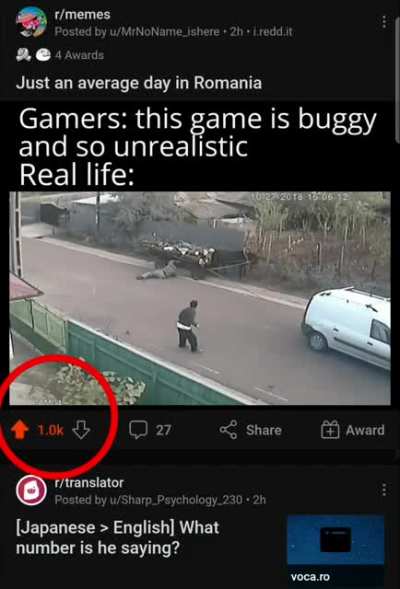 What number is he saying?