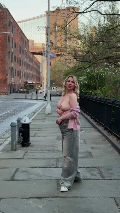 Caught on a New York street