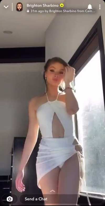 The only decent thing that she&rsquo;s posted on her private snap