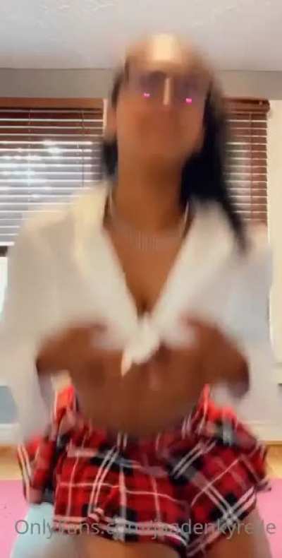 Naughty schoolgirl