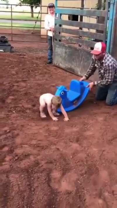 His first rodeo