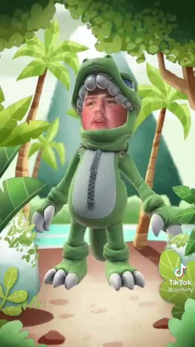 Shake it dino man