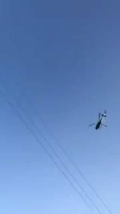 Weird lights over Los Angeles the other day