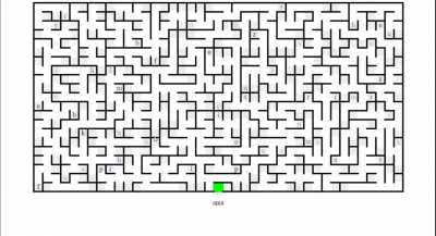 Timed maze keyboard