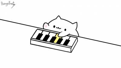 When bongo cat only knows 4 notes